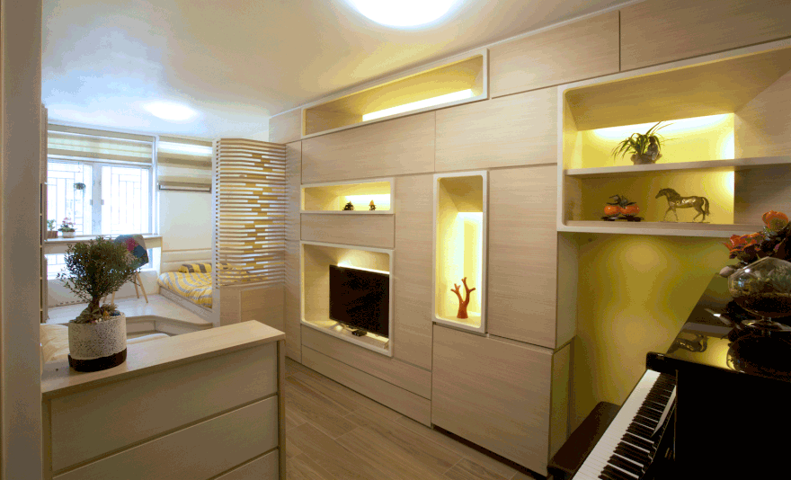 324 Gallery: Micro Apartment Refurbished by Sim-Plex Design