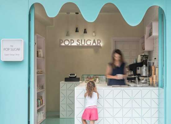 Pop Sugar-Sweet Shop in Stavros, Chalkidiki by Normless