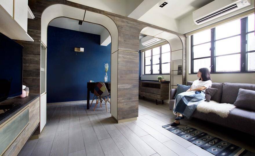 Arch Co-Residence: Experiencing The Beauty of Space Between The Arches 2, living room 1