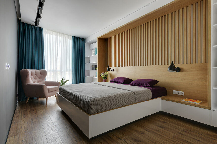 One-Bedroom Stylish Apartment in Kiev Reflects a Bold Personality