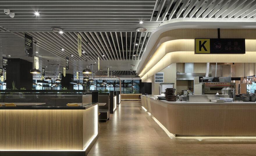 MEICAN ZONE Innovative Office Cafeteria / Sanshangshan Decoration Design