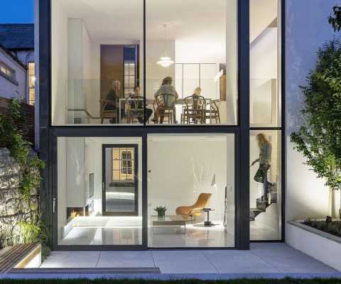 A Contemporary Two Storey Extension to a Victorian House in Dublin