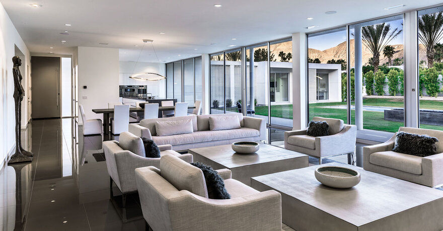 living room, Poon Design Inc.