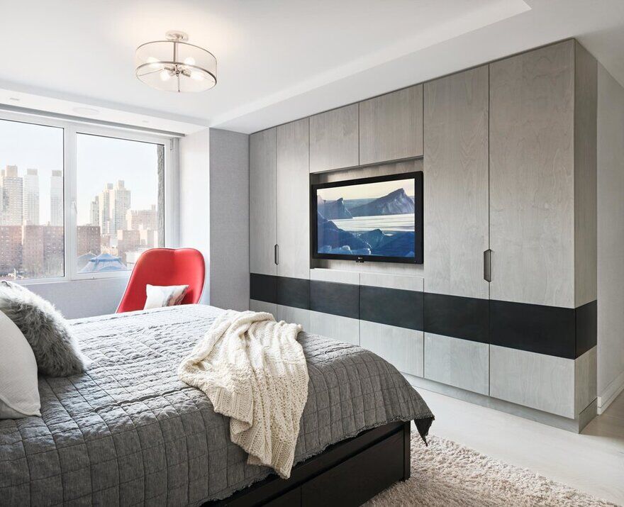 bedroom by StudioLAB in New York City