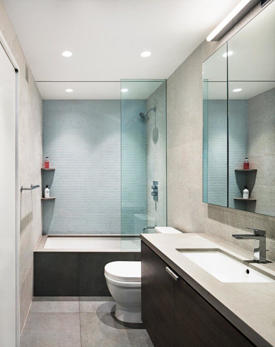 bathroom by StudioLAB in New York City
