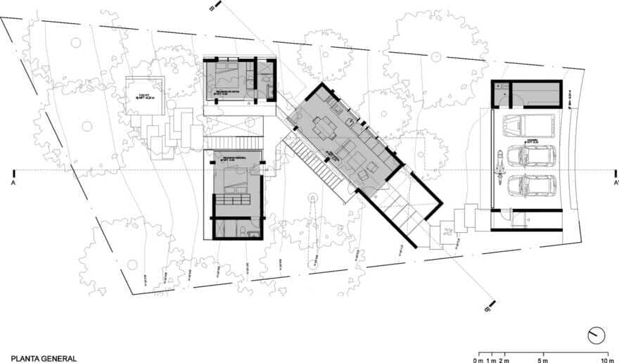 modern-forest-house-consisting-of-small-pavilions-connected-by-external-walkways