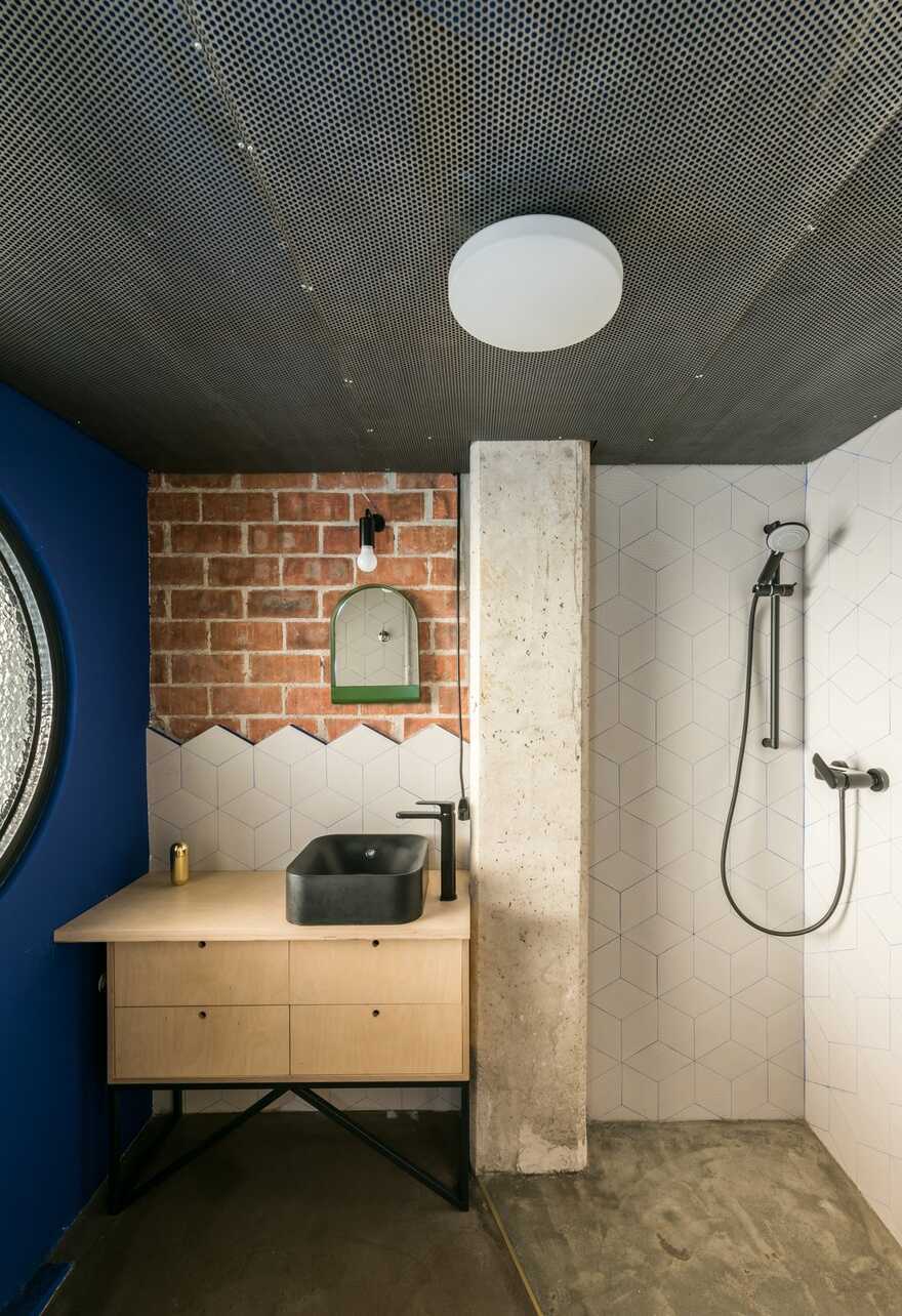 bathroom - a Recycled House into Another House