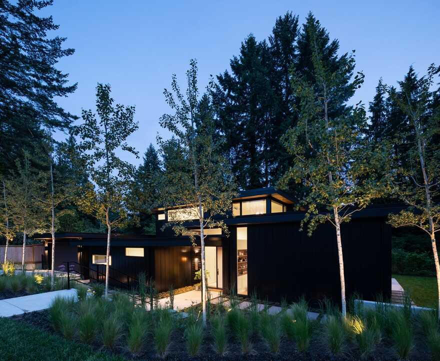 Edgemont Family Home Completely Clad in Black Metal