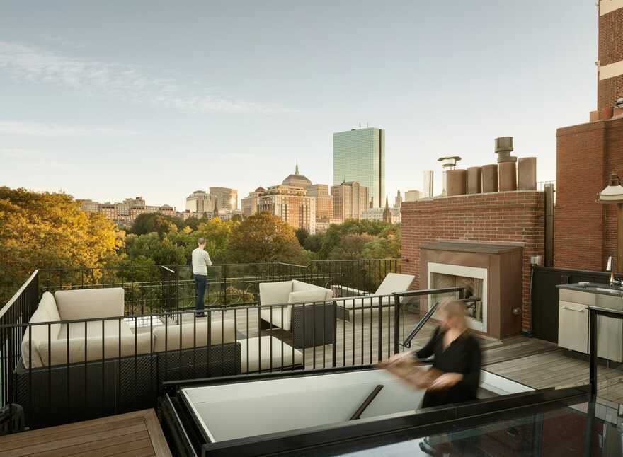 Five-Story Contemporary Townhouse in Boston Completely Renovated by Hacin + Associates