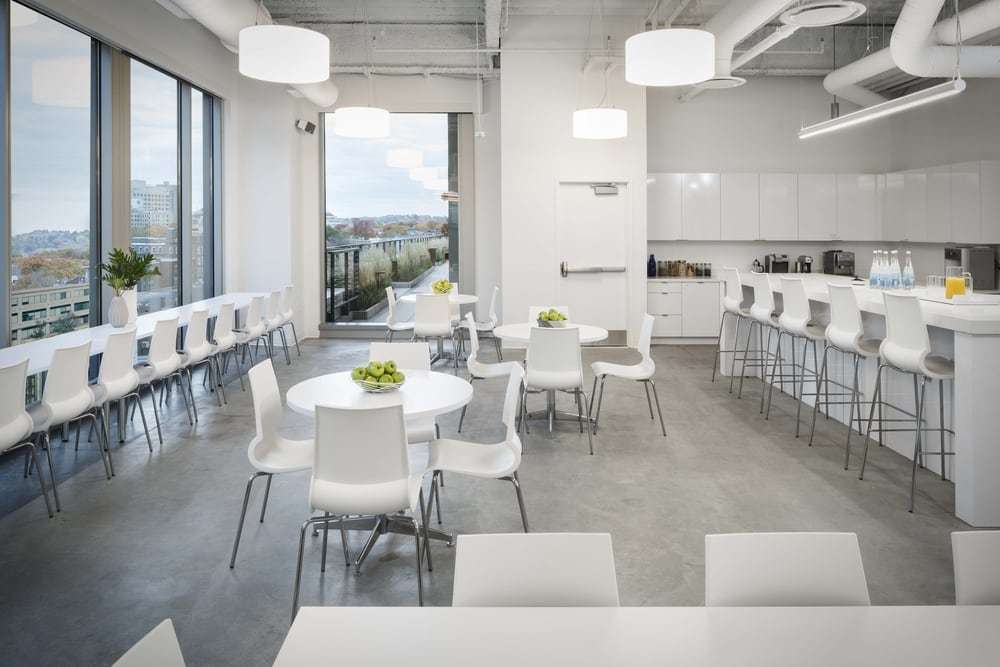 cafe area, Elkus Manfredi Architects