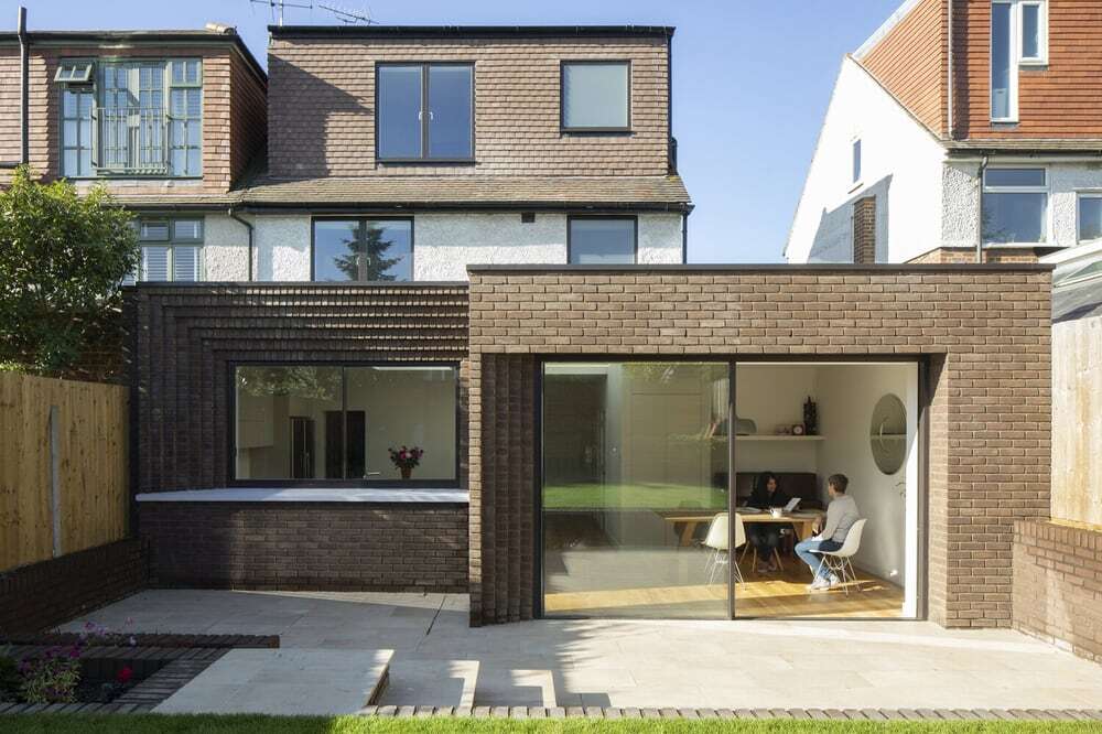 The Corbelled Brick Extension by YARD Architects