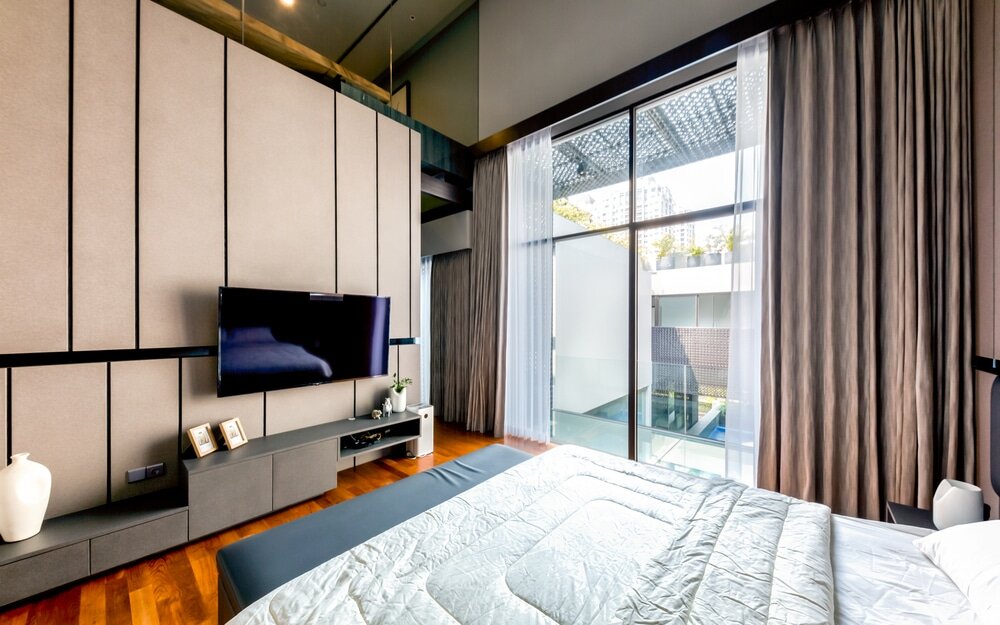 bedroom, Jakarta by Wahana Architects