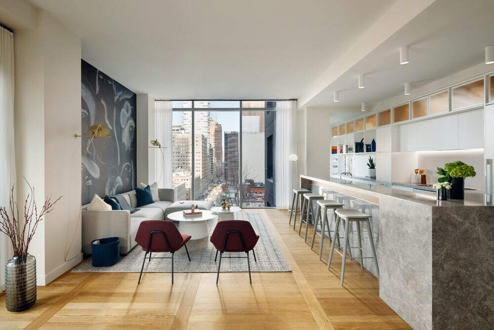 30 Warren Tribeca New York – A Penthouse Made Out of Concrete