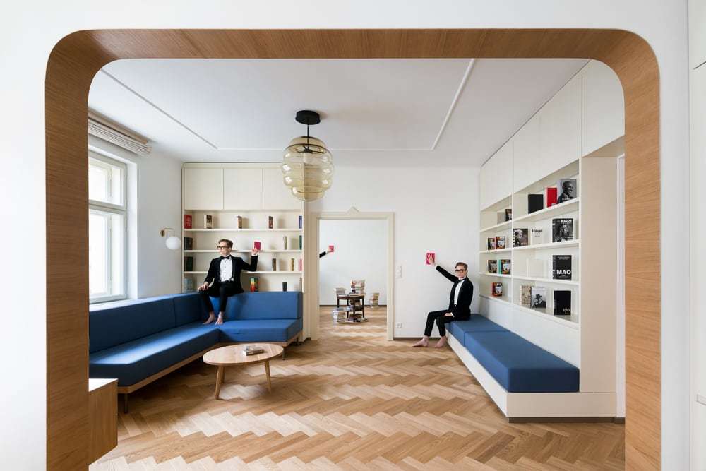 Dejvice Apartment, Prague by No Architects
