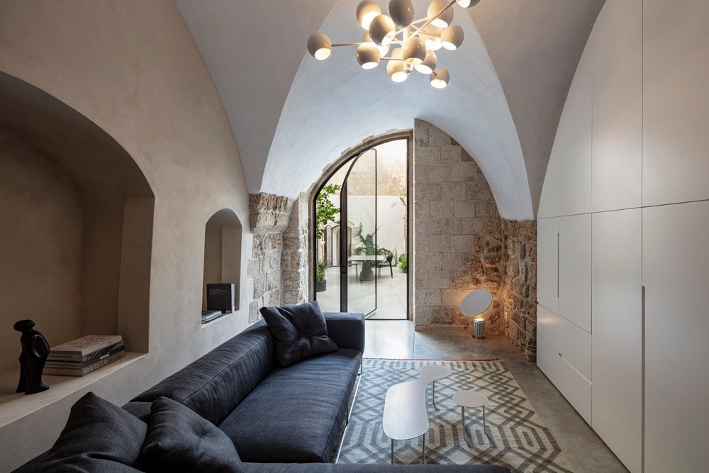 Jaffa Apartment, a Collection of 300-year-old Spaces Built Around a Central Patio