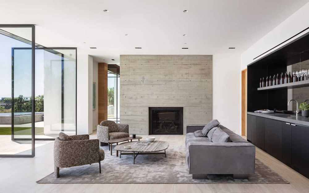 fireplace, interiors, Standard Architecture