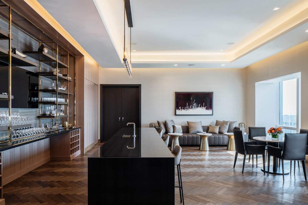 wine tasting room, Hirsch Bedner Associates Los Angeles