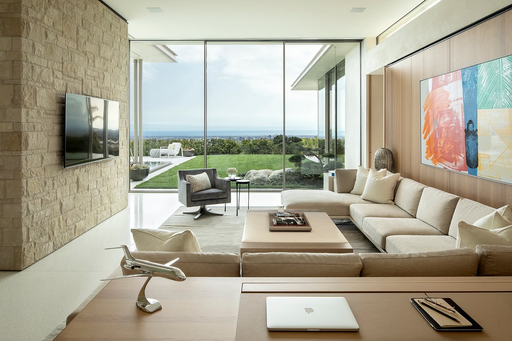living room, Beverly Hills by Kovac Design Studio