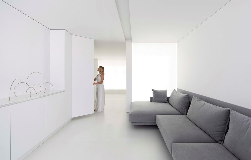 living room, Valencia by Fran Silvestre Arquitectos