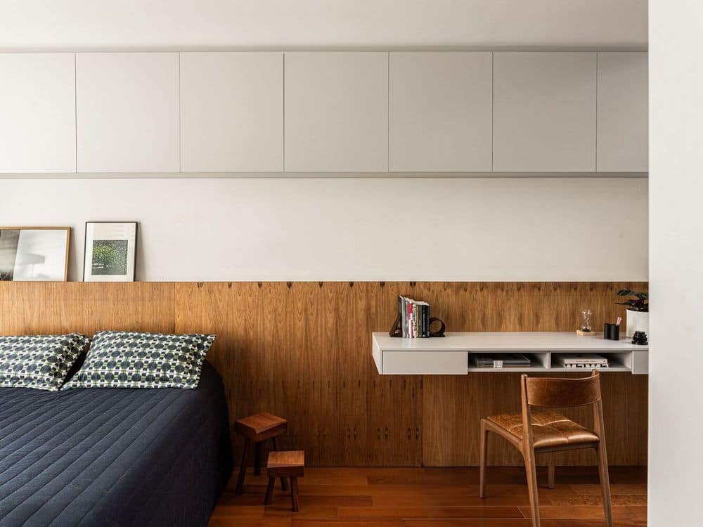 bedroom, home office, EIXO Z arquitetos
