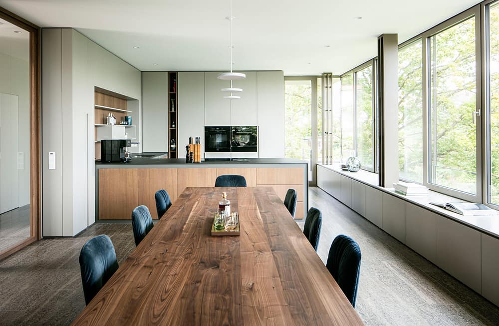 kitchen, dining room, Fuchs Wacker Architekten