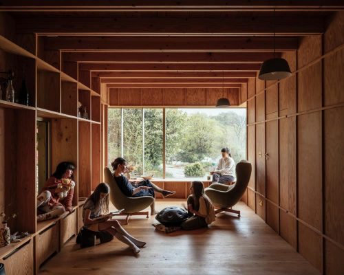 A Two-Storey Timber Addition to a Stone Cottage in Devon