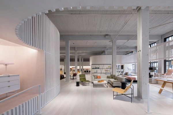 Waechter Architecture Designs Blu Dot Showroom Inside a Historic Warehouse in Portland’s Pearl District