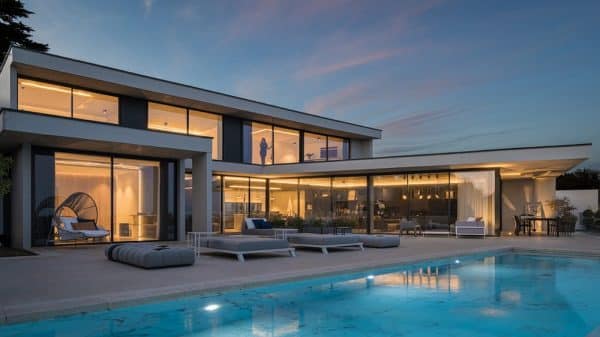 Contemporary Villa with Sea View in Cannes
