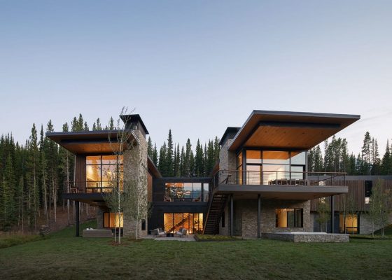 Big Sky Mountain Retreat, Montana / CLB Architects