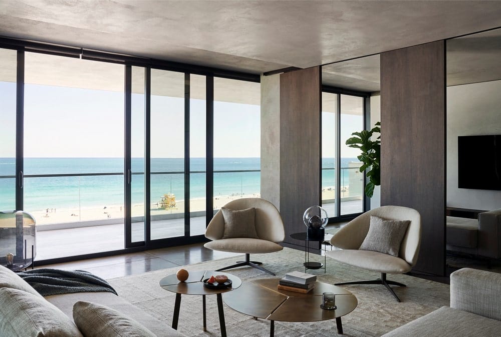 mwworks Designs Ocean Drive Apartment, a Tranquil Miami Beach Family Retreat