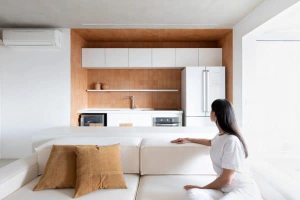 LEA Apartment: A Serene Space by Nati Minas & Flipê Arquitetura
