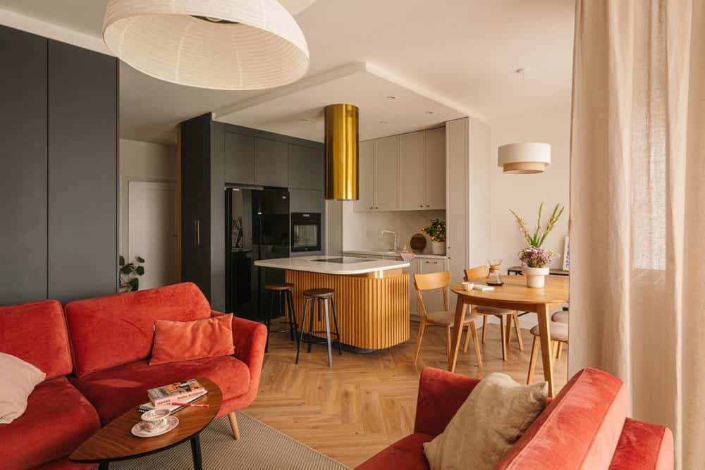 Family apartment in Warsaw Bielany by To Be Design Weronika Budzichowska