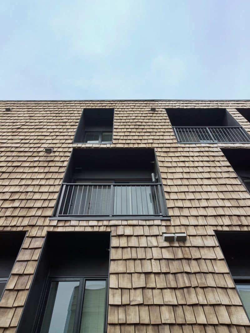 facade, housing developments